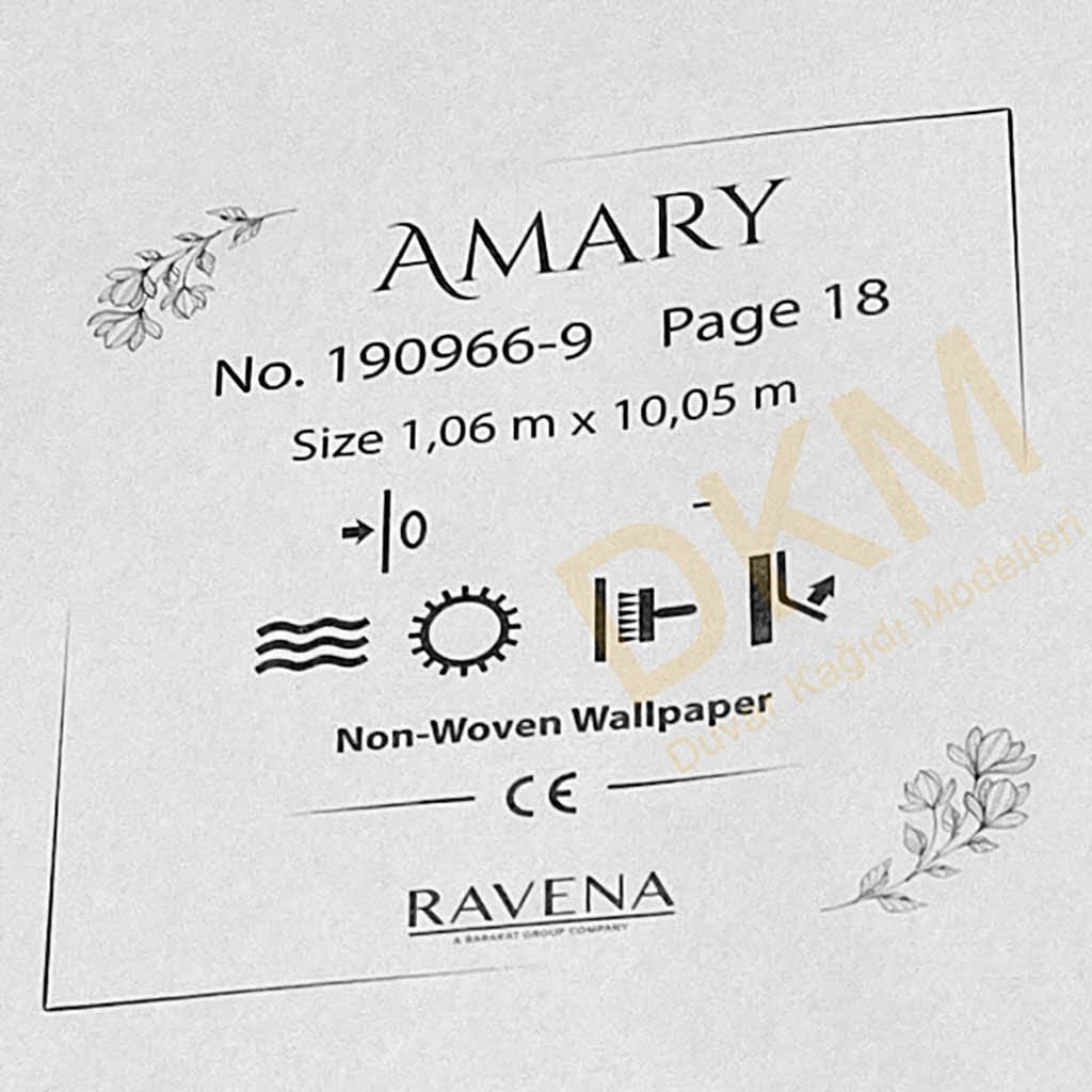 Ravena Amary 190966-9 Tek renk alacalı Duvar Kağıdı 10m² - Görsel 3