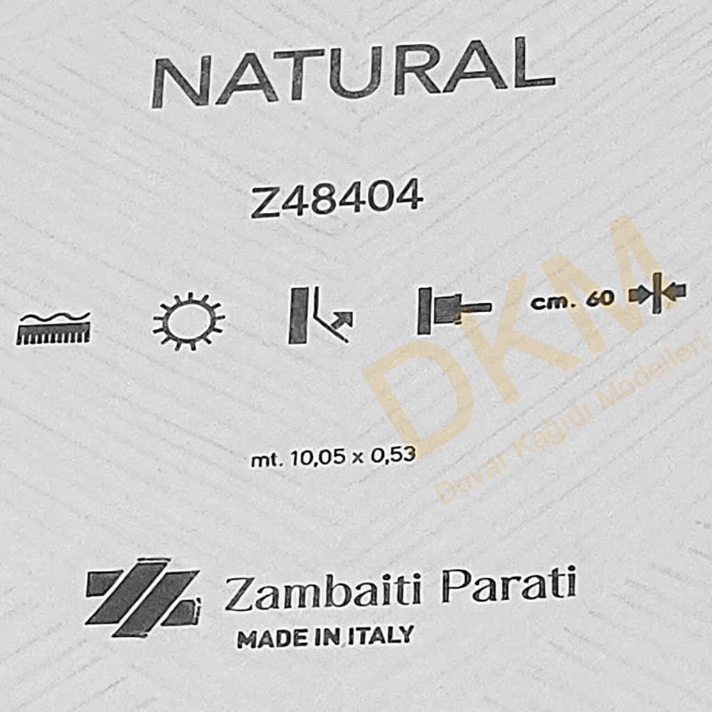 Zambaiti Parati Geometrik şekiller Natural-1 Duvar Kağıdı 5m² - Görsel 3