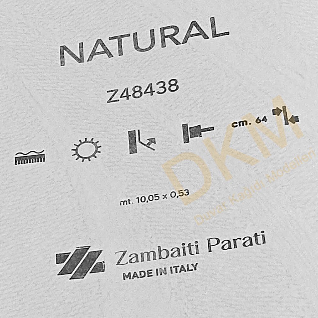 Zambaiti Parati Dalgalı Natural-7 Duvar Kağıdı 5m² - Görsel 3
