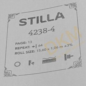GmzWall Stilla 4238-4 Eskitme Duvar Kağıdı 16m² - Görsel 3