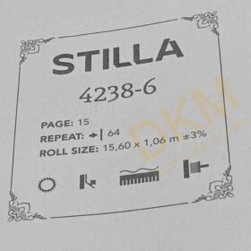 GmzWall Stilla 4238-6 Eskitme Duvar Kağıdı 16m² - Görsel 3