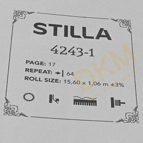 GmzWall Stilla 4243-1 Eskitme kumaş Duvar Kağıdı 16m² - Görsel 3