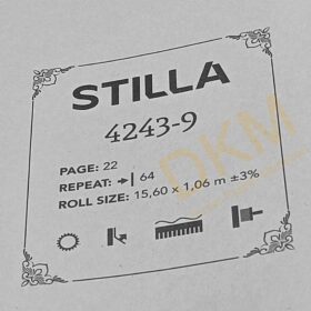 GmzWall Stilla 4243-9 Eskitme kumaş Duvar Kağıdı 16m² - Görsel 3