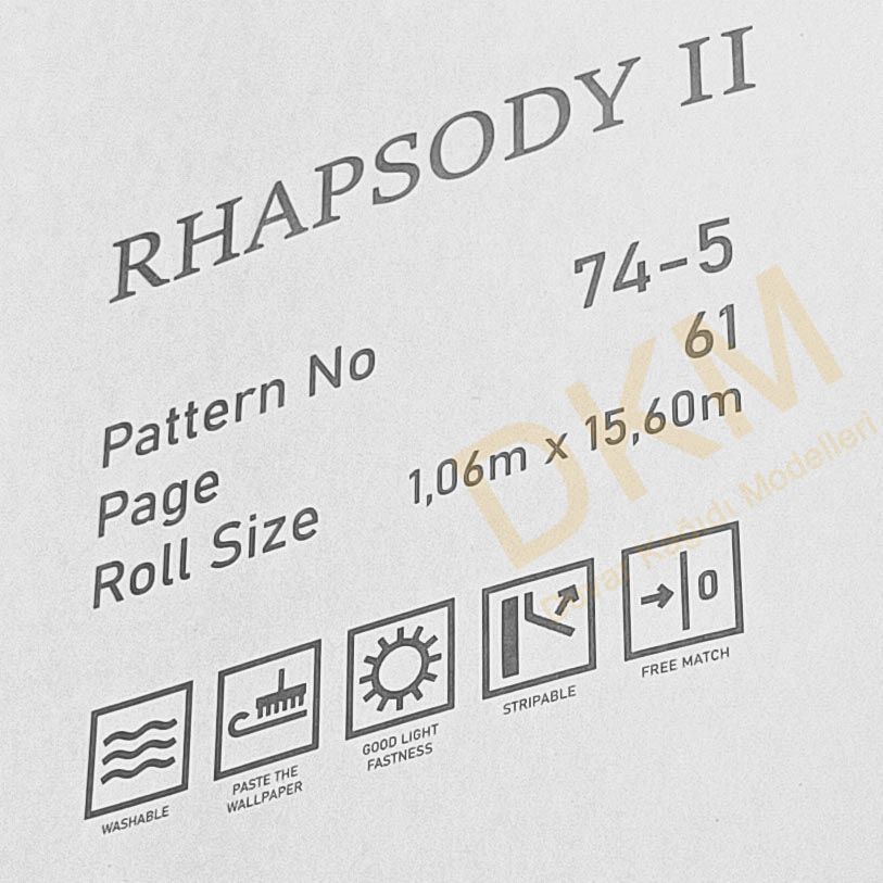 Livart Rhapsody Yoren 74-5 Duvar Kağıdı 16m² - Görsel 3