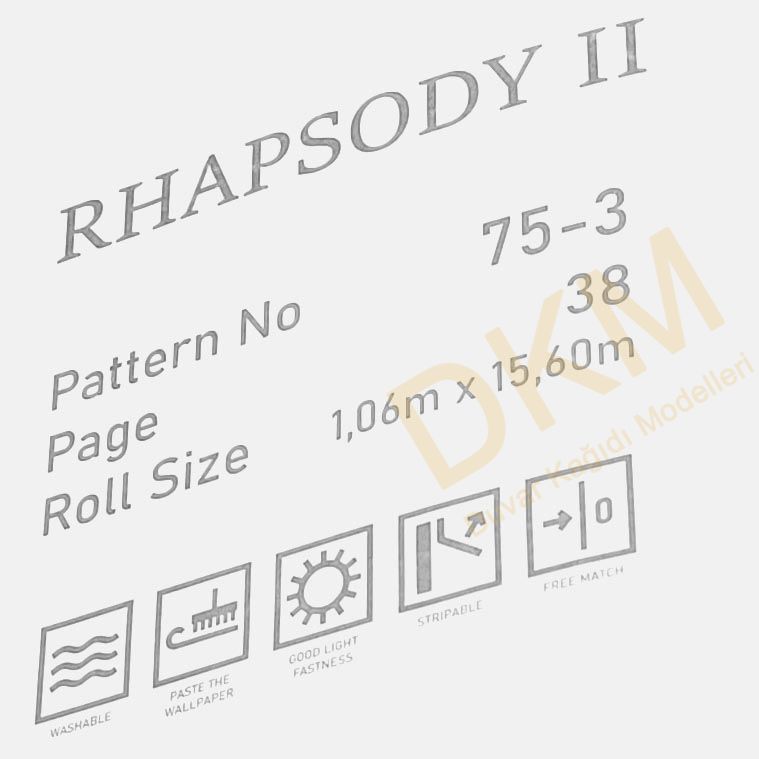 Livart Rhapsody Soren 75-3 Duvar Kağıdı 16m² - Görsel 3