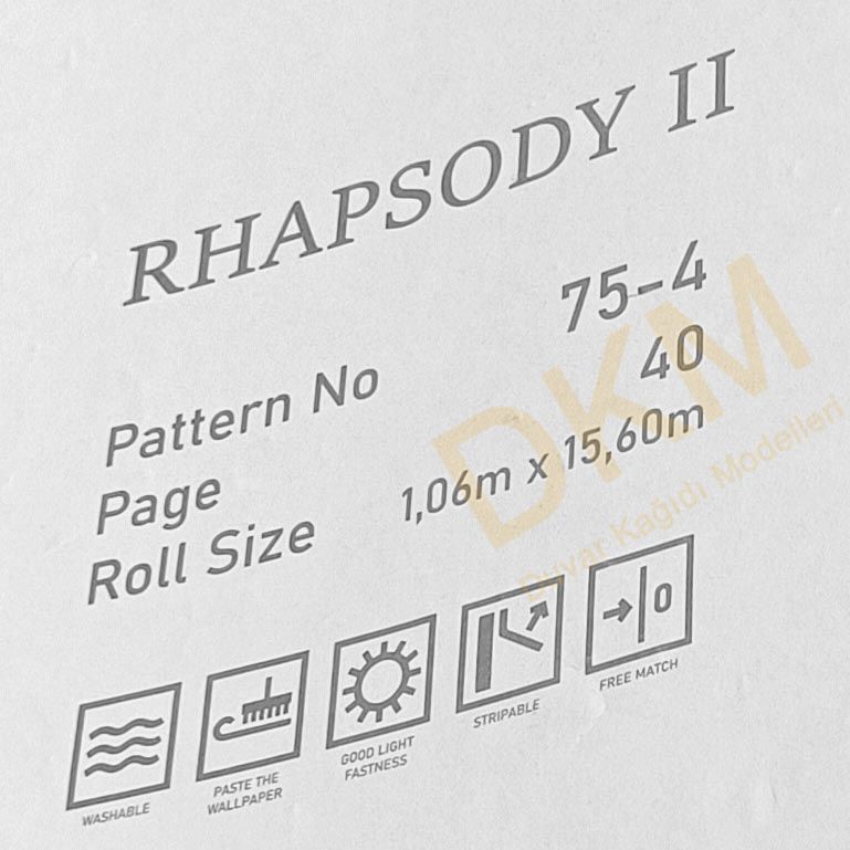 Livart Rhapsody Soren 75-4 Duvar Kağıdı 16m² - Görsel 3