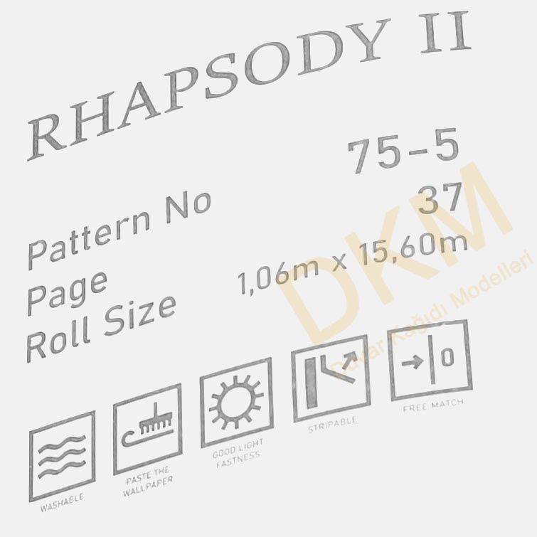 Livart Rhapsody Soren 75-5 Duvar Kağıdı 16m² - Görsel 3
