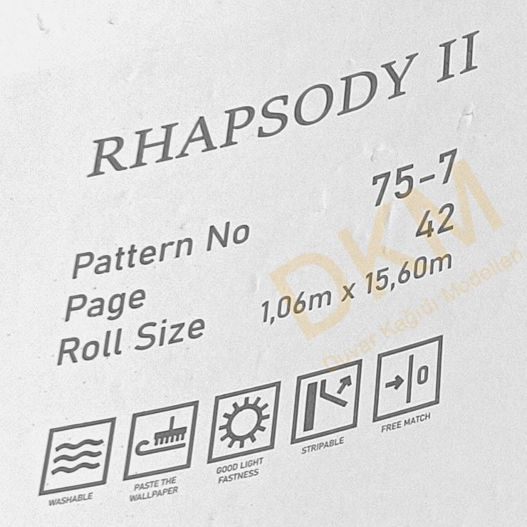 Livart Rhapsody Soren 75-7 Duvar Kağıdı 16m² - Görsel 3
