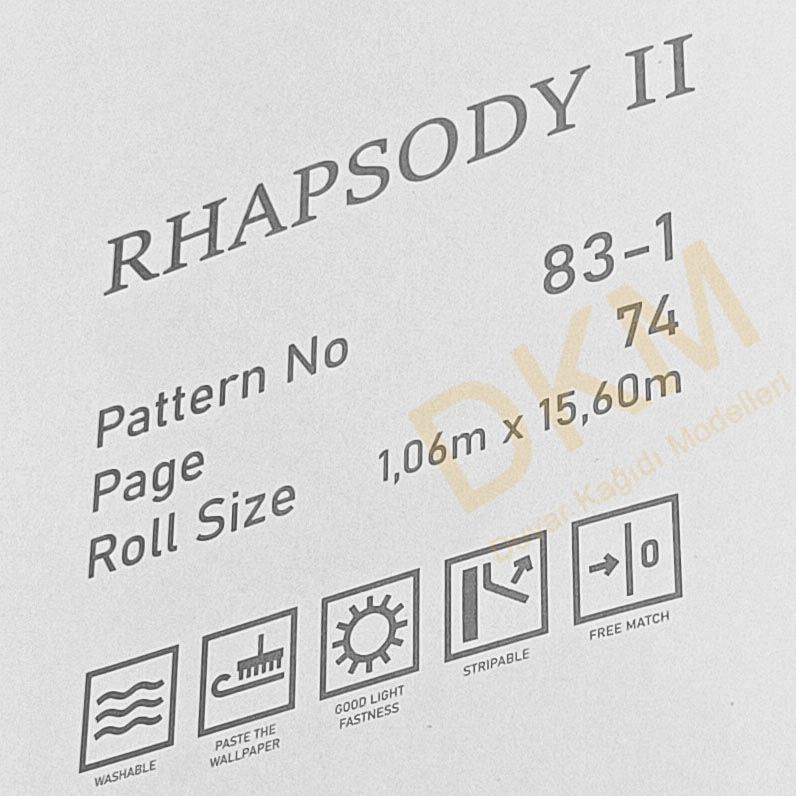 Livart Rhapsody Prime 83-1 Duvar Kağıdı 16m² - Görsel 3