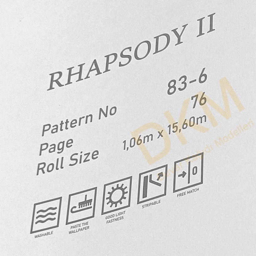 Livart Rhapsody Prime 83-6 Duvar Kağıdı 16m² - Görsel 3