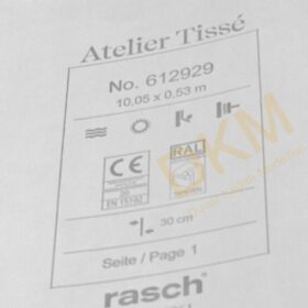 Rasch Atelier Tisse 6129-92 Linen Camel 612929 Çiçek 5m² - Görsel 3