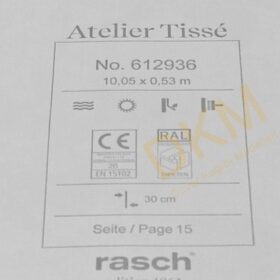Rasch Atelier Tisse 6129-93 Laurel 612936 Çiçek 5m² - Görsel 3