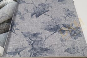 Rasch Atelier Tisse 6129-94 Denim 612943 Çiçek 5m²