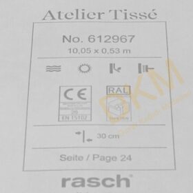 Rasch Atelier Tisse 6129-96 Cotton 612967 Çiçek 5m² - Görsel 3