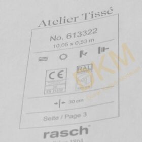 Rasch Atelier Tisse 6133-32 Linen 613322 Eskitme damask 5m² - Görsel 3