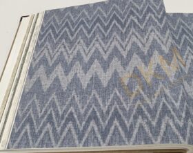 Rasch Atelier Tisse 6136-67 Denim 613674 Zigzag 5m²