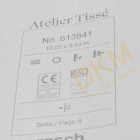 Rasch Atelier Tisse 613-84 Linen Camel 613841 Düz kumaş 5m² - Görsel 3