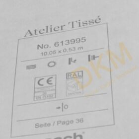 Rasch Atelier Tisse 613-99 Denim 613995 Düz kumaş 5m² - Görsel 3