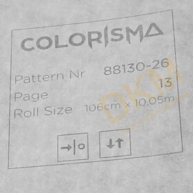 Som Colorisma 8130-26 Düz kumaş Duvar Kağıdı 10m² - Görsel 3