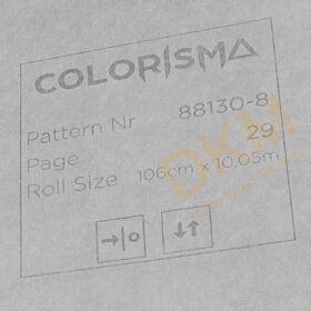 Som Colorisma 88130-8 Düz kumaş Duvar Kağıdı 10m² - Görsel 3