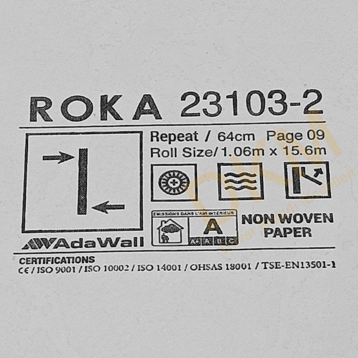 AdaWall RoKa 23103-2 Damarlı parlak Duvar Kağıdı 16m² - Görsel 3