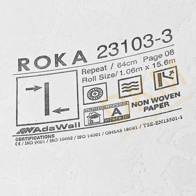AdaWall RoKa 23103-3 Damarlı parlak Duvar Kağıdı 16m² - Görsel 3