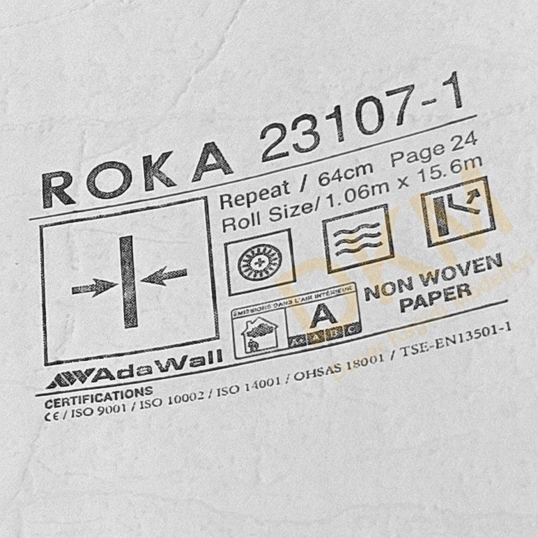 AdaWall RoKa 23107-1 Damarlı parlak Duvar Kağıdı 16m² - Görsel 3