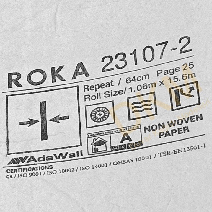 AdaWall RoKa 23107-2 Damarlı parlak Duvar Kağıdı 16m² - Görsel 3