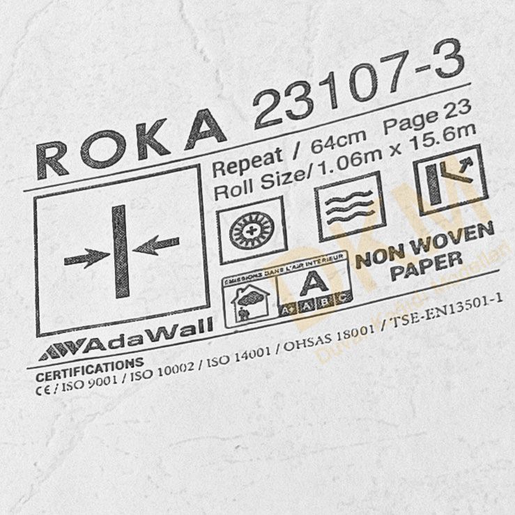 AdaWall RoKa 23107-3 Damarlı parlak Duvar Kağıdı 16m² - Görsel 3