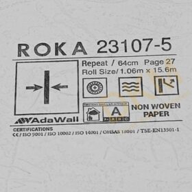 AdaWall RoKa 23107-5 Damarlı parlak Duvar Kağıdı 16m² - Görsel 3