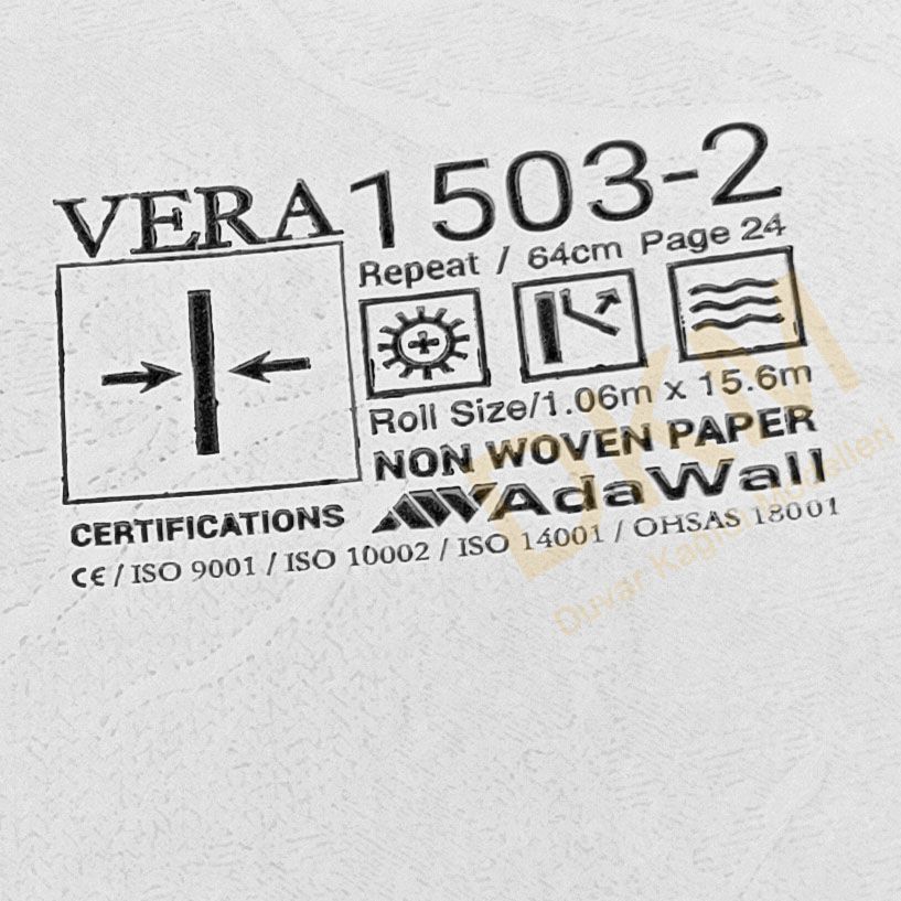 AdaWall Vera 1503-2 Damarlı parlak Duvar Kağıdı 16m² - Görsel 3