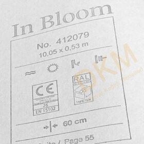 Rasch In Bloom 4120-79 412079 Orta damask Duvar Kağıdı 5m² - Görsel 3