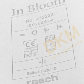 Rasch In Bloom 4122-22 412222 Eskitme kumaş Duvar Kağıdı 5m² - Görsel 3