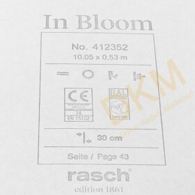 Rasch In Bloom 4123-52 412352 Çiçek Duvar Kağıdı 5m² - Görsel 3
