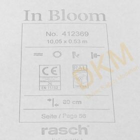 Rasch In Bloom 4123-69 412369 Çiçek Duvar Kağıdı 5m² - Görsel 3