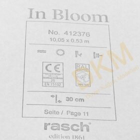 Rasch In Bloom 4123-76 412376 Çiçek Duvar Kağıdı 5m² - Görsel 3