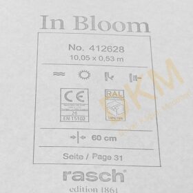 Rasch In Bloom 4126-28 412628 Damask büyük Duvar Kağıdı 5m² - Görsel 3