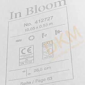 Rasch In Bloom 4127-27 412727 Geometrik şekiller Duvar Kağıdı 5m² - Görsel 3