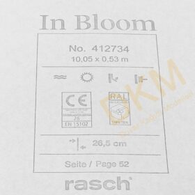 Rasch In Bloom 4127-34 412734 Geometrik şekiller Duvar Kağıdı 5m² - Görsel 3