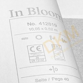 Rasch In Bloom 412-826 412826 Düz kumaş Duvar Kağıdı 5m² - Görsel 3