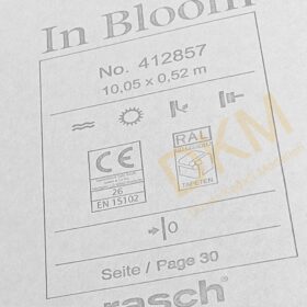 Rasch In Bloom 412-857 412857 Düz kumaş Duvar Kağıdı 5m² - Görsel 3