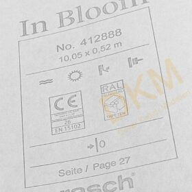 Rasch In Bloom 412-888 412888 Düz kumaş Duvar Kağıdı 5m² - Görsel 3