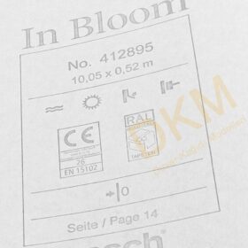 Rasch In Bloom 412-895 412895 Düz kumaş Duvar Kağıdı 5m² - Görsel 3