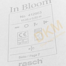 Rasch In Bloom 412-963 412963 Düz kumaş Duvar Kağıdı 5m² - Görsel 3