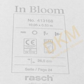 Rasch In Bloom 4131-68 413168 Yaprak Duvar Kağıdı 5m² - Görsel 3