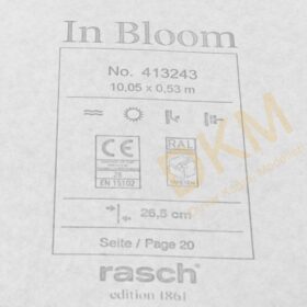 Rasch In Bloom 4132-43 413243 Çiçek Duvar Kağıdı 5m² - Görsel 3