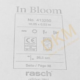 Rasch In Bloom 4132-50 413250 Çiçek Duvar Kağıdı 5m² - Görsel 3